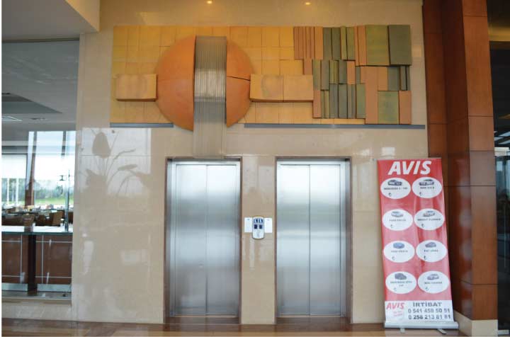 anemon hotel asansör mermer kaplama